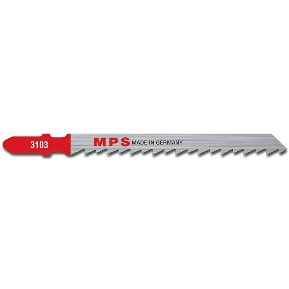 SHEFFIELD JIG SAW BLADE CV, 100MM, 6TPI, GROUND, EURO SHANK - PKT 5